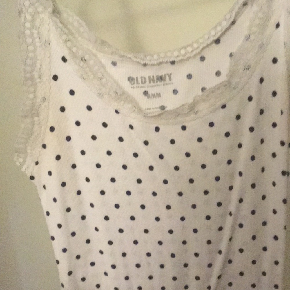 Polka dot tank top